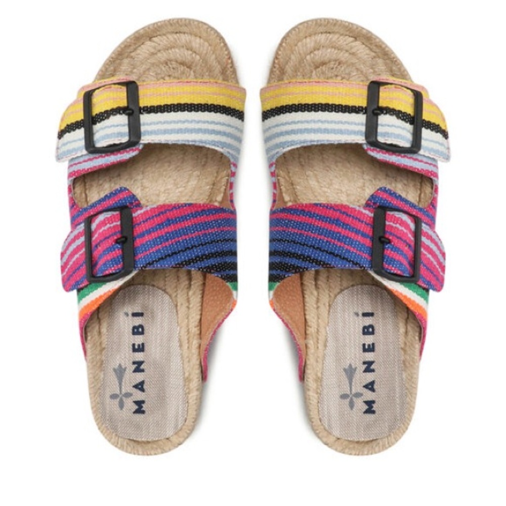Manebi Espadrilles Nordic Sandals NEW, size 37